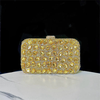 2025 Shiny Rhinestone Bag Sling Crossbody Handbags for Women New Design Luxury Purses Evening Bags