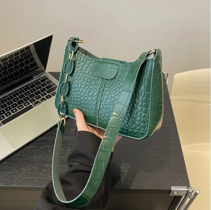 New Patchwork Women's Handbags Wholesale Fashion Simple Trend Shoulder Bag Handbag Chain Small Shoulder Bag Woman