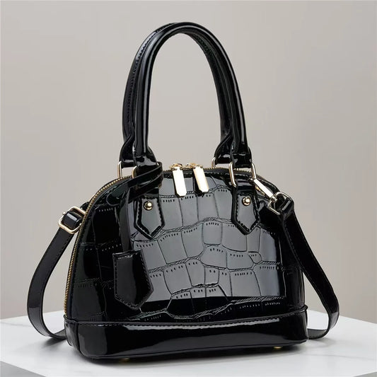 2025 Luxury Handbag  PU Zipper crocodile Pattern Shell Bag Handbags for Women Luxury Designer Bolsos De Marca Para Mujer