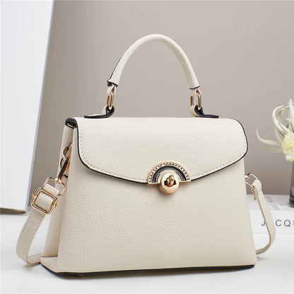 2025 Women's Single Shoulder Crossbody Bag Luxury Tote Handbag New Fashion Zipper Closure Direct Manufacturer PU Polyester Bag