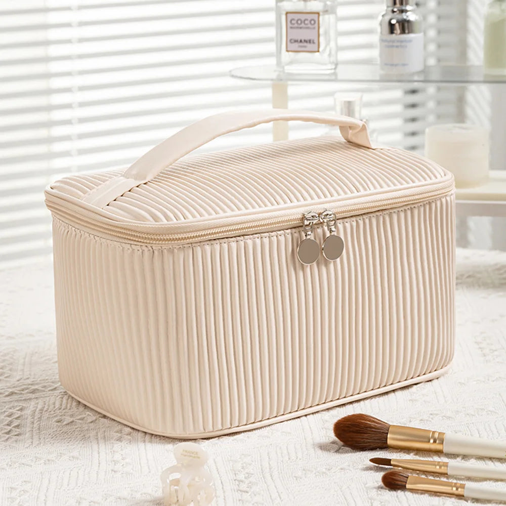 2025 New 3 Pcs Toiletry Bag Travel Wash Bag Candy Makaron Color Cosmetic Pouch Gradient Makeup Bag Set
