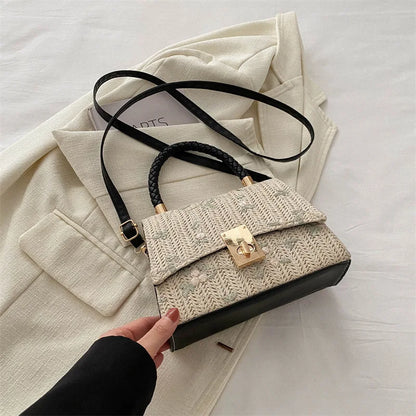 Simple Fashion Lady Bag for Women 2025 Style  Casual Western Style Shoulder Lock Hread Sewing Thread Women Purses and Handbags