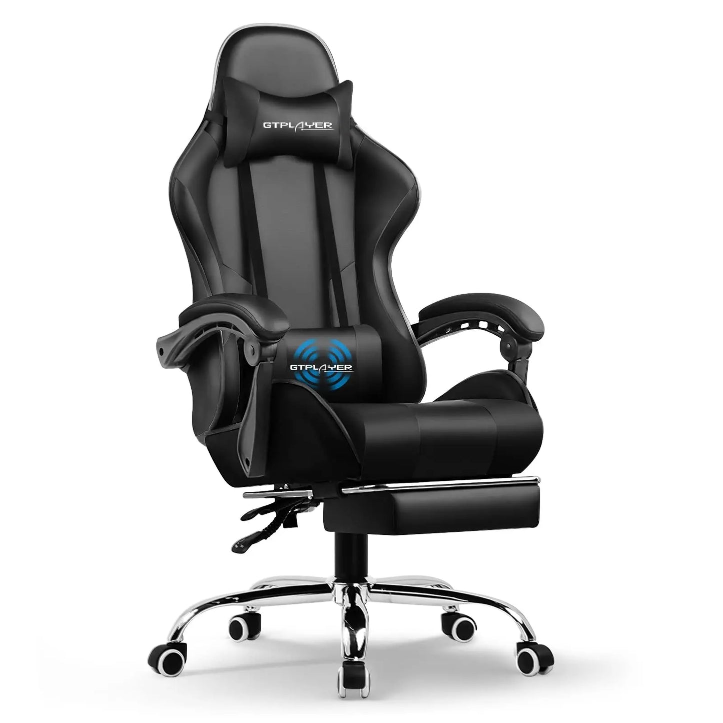 WSX0014 Modern Ergonomic Computer Racing Black Siila Gamer High Quality Gaming Chair with Footrest and Massage