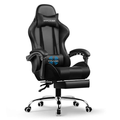 WSX0014 Modern Ergonomic Computer Racing Black Siila Gamer High Quality Gaming Chair with Footrest and Massage