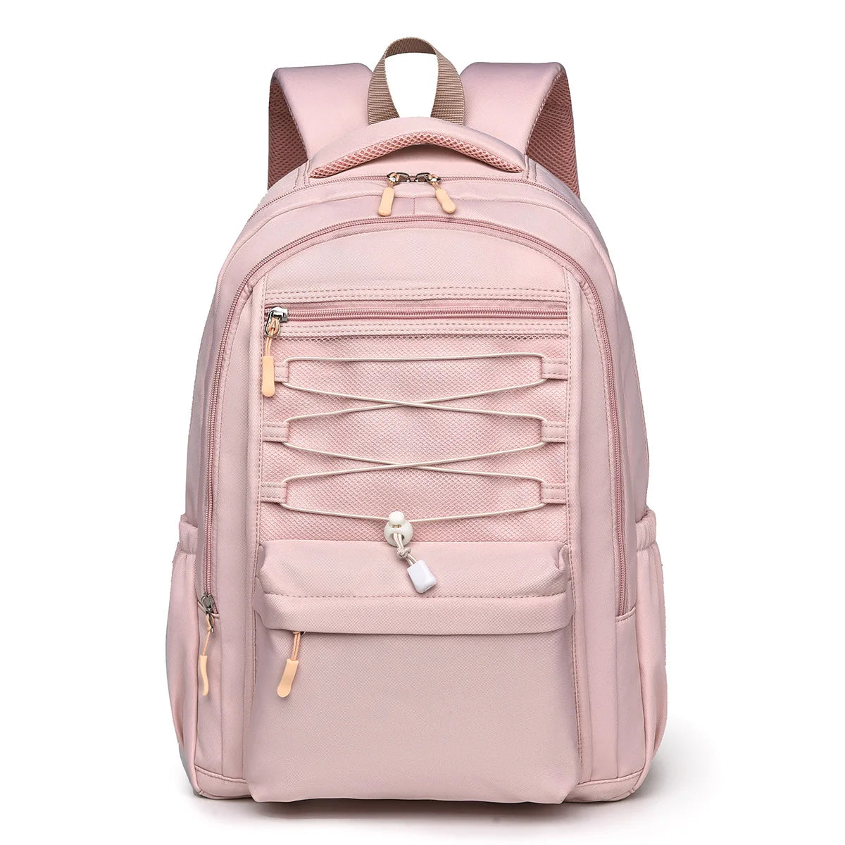 New Fashion Polyester Waterproof Casual Student Backpack Oxford Cloth Traveling Large Capacity Versatile Backpack Design