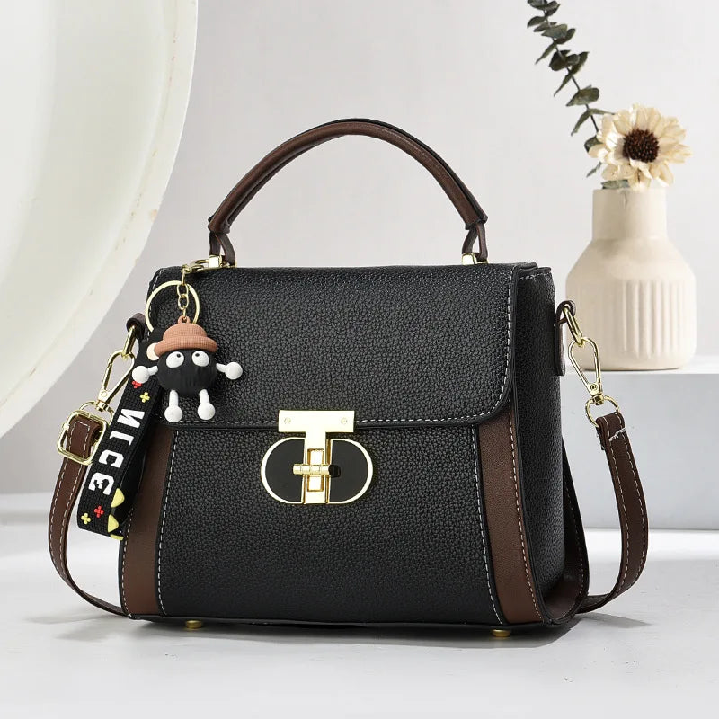 Retro Handheld Small Square Bags Minimalist and Cute Single Shoulder Crossbody Bags Daily Matching Fashion Bags for Women