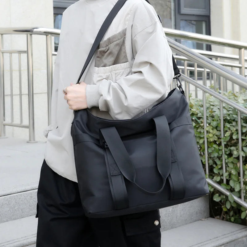 Wholesale Fashionable Waterproof Shoulder Bag Zipper High Quality Portable Unisex Designer Bags Large Capacity Travel Tote Bag