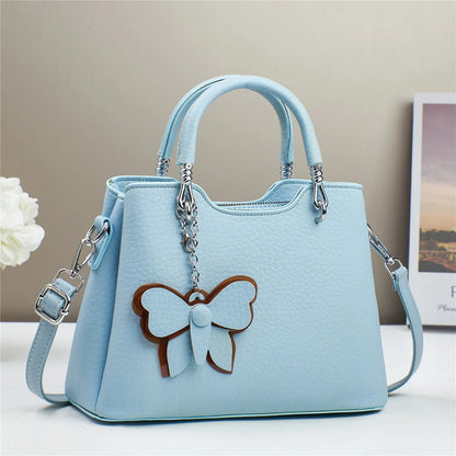 Butterfly Chain Crossbody Bag Luxury High Quality Pu Fashion Handbag Women Waterproof 2025 Texture Large Capacity Shoulder Bag