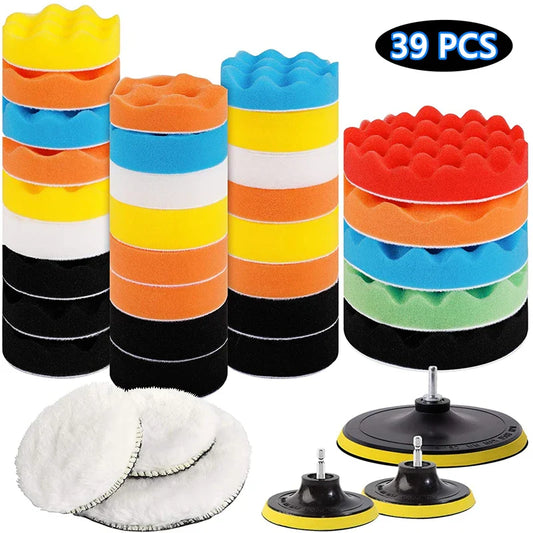 Car Polishing Sponge Pads Kit