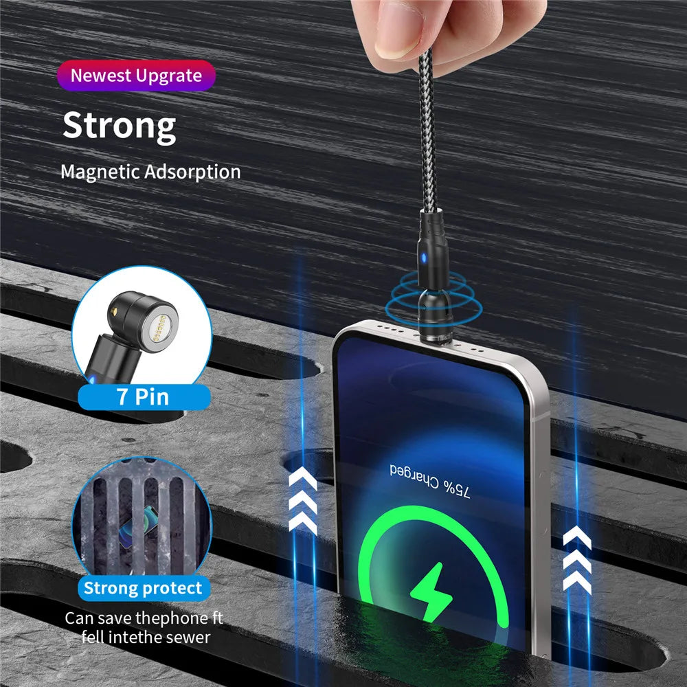 USLION 60W Magnetic Cable Quick Charge