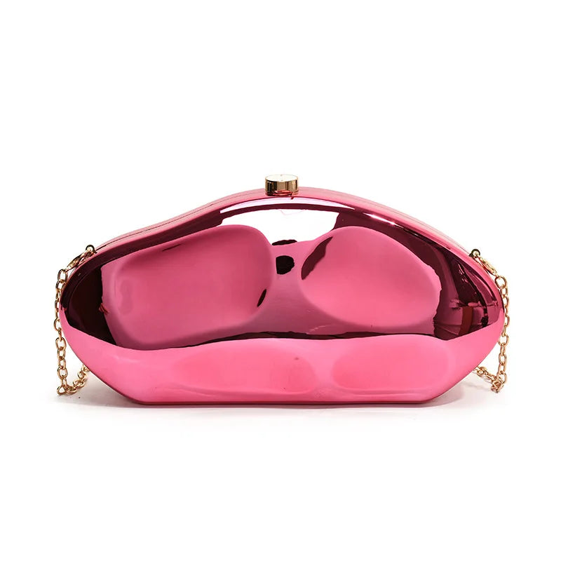 2025 Luxury Golden Silver Metallic Shell Stone Purses and Handbags Women Acrylic Party Evening Bag