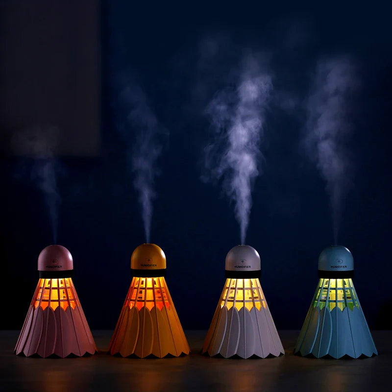 Mini Ultrasonic Badminton Oil Diffuser Humidifier