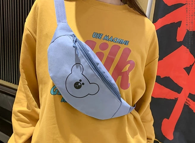 Fashionable Lightweight Multi-Piece Student School Backpack Large Capacity with Simple Printing Waterproof Shoulder Bag