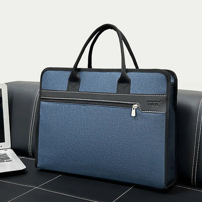 2025 Modern Style Travel Laptop Bag Durable Waterproof PU Leather Business Briefcase for Men Storage Files