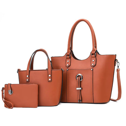 New Large-capacity High-quality Handbag Shoulder Bag Cross-body Three-pieces Set Bags for Women Versatile and Useful Handbags