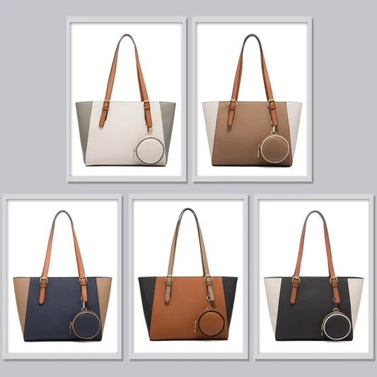 Casual Stylish Bucket Handbags a Set of 3 Women's Minimalist Pu Crossbody Bags  Large Capacity Fashion Bags for Women