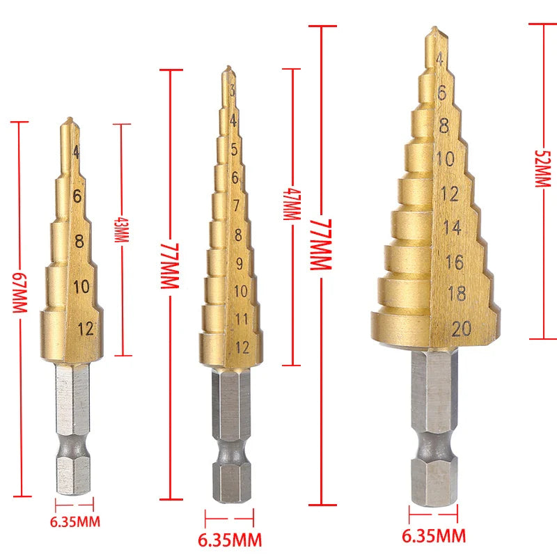 Titanium Coated Drill Bit  High Speed  Drilling Tool