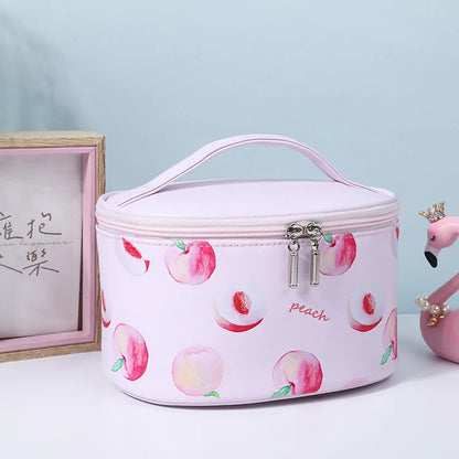 Waterproof Fruit Bag Portable Travel Large Capacity Handbags Designer Handbags Women Cosmetic Bags Cases Fruit Zipper Bag