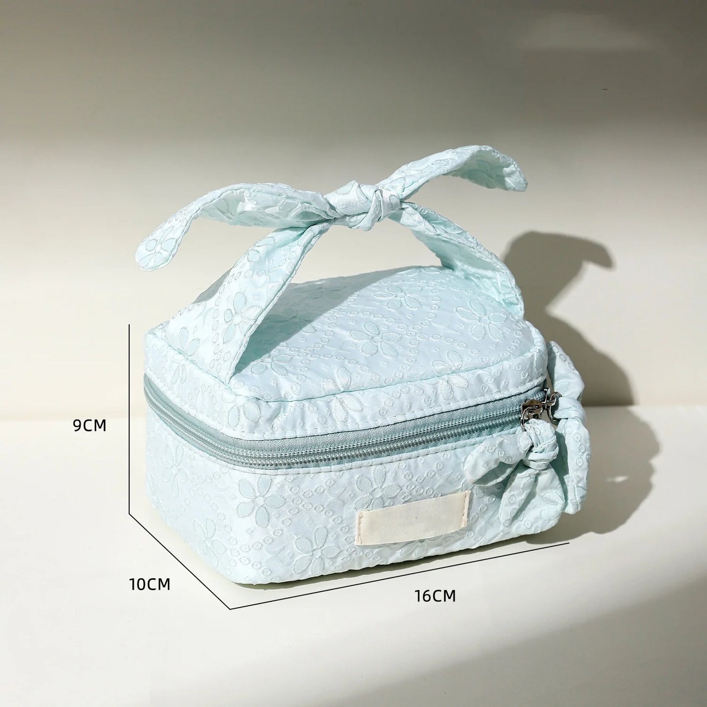 Large Capacity Fresh Candy Color Portable Customized Cosmetic Bag Simple Style Polyester Storage Bags Zipper Fashionable