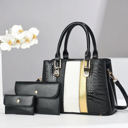 2025 Handbag Women's Shoulder Messenger Bag New Trend Zipper PU Large Capacity Bag Women's Tote  Fashion Lady Bags