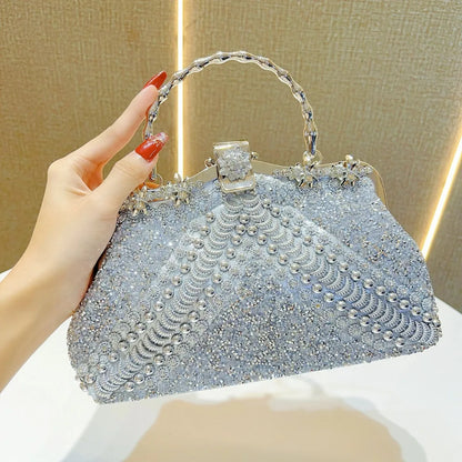 2025 New Diamond-encrusted  Banquet Bag Women Bags Designer Exquisite Slant Fashion Evening Bags for Women