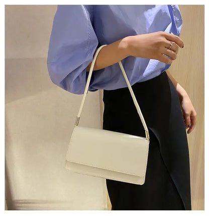 French Texture Popular High Quality Women's Bag 2025 New Tide Fashion Shoulder Armpit Bag Casual Solid Color Small Square Bag