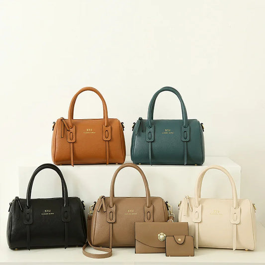 2025 New Tendencies Boston Bag Retro Tote Handbags for Women Luxury Fashion Three Piece Set Designer Pillow Bag Large-capacity