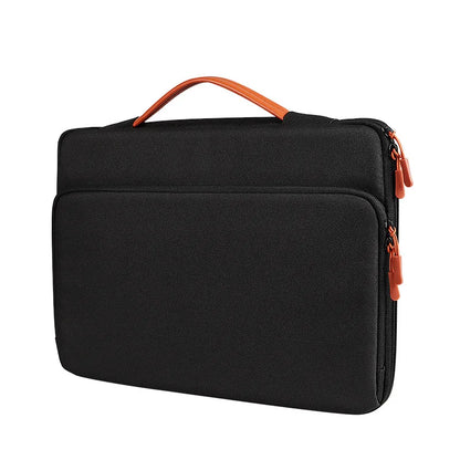 16 Inch Laptop Bag for Men Shockproof Waterproof Laptop Sleeve Durable Polyester Computer Bags with Anti-Shock Padding
