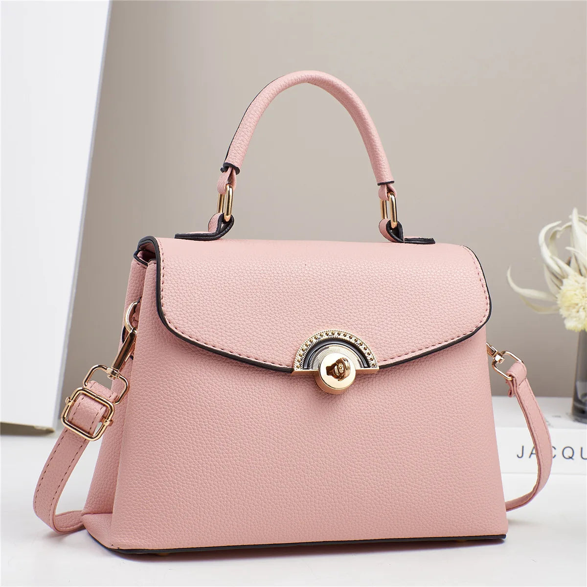 2025 Women's Single Shoulder Crossbody Bag Luxury Tote Handbag New Fashion Zipper Closure Direct Manufacturer PU Polyester Bag