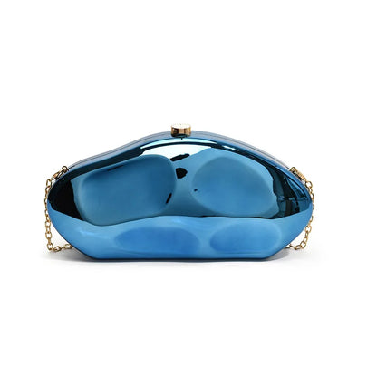 2025 Luxury Golden Silver Metallic Shell Stone Purses and Handbags Women Acrylic Party Evening Bag