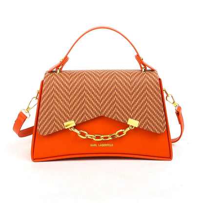 New Trendy and Versatile Box Pattern Handbag for Women High-quality Small Shoulder Bag PU Material Cover Closure Women's Bags