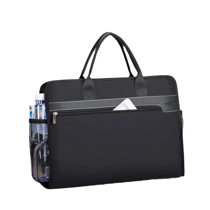 2025 Modern Style Travel Laptop Bag Durable Waterproof PU Leather Business Briefcase for Men Storage Files