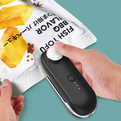 Mini Portable Bag Heat Sealer USB Rechargeable