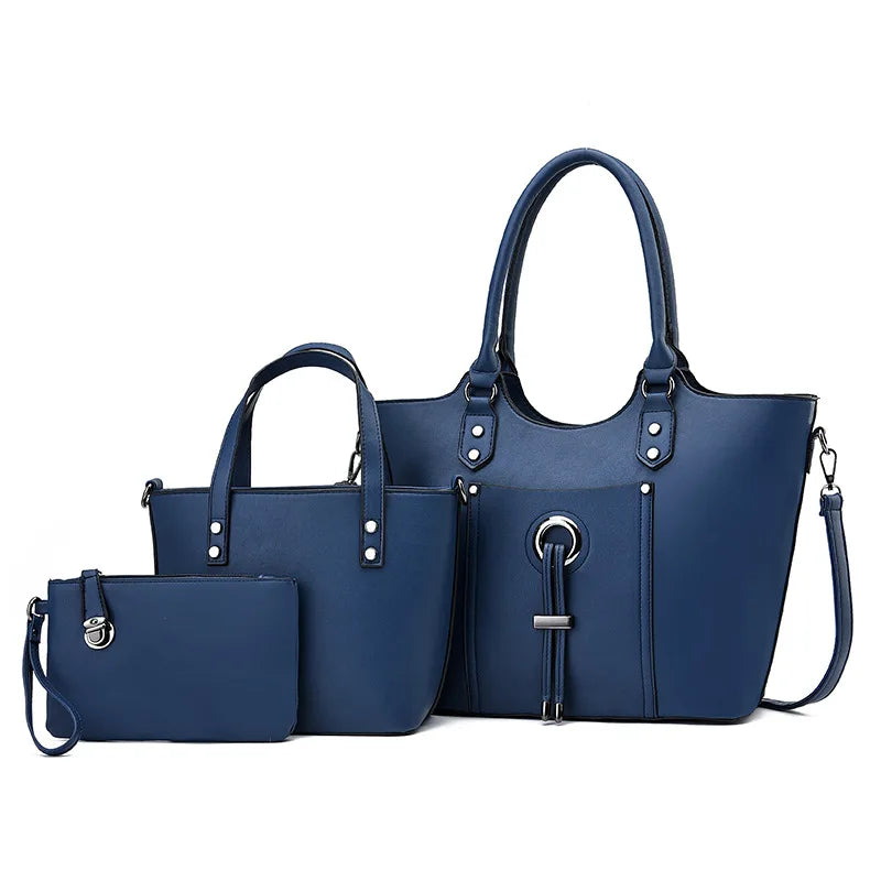 New Large-capacity High-quality Handbag Shoulder Bag Cross-body Three-pieces Set Bags for Women Versatile and Useful Handbags