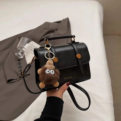 Factory Wholesale New Retro Fashion Handbag Elegant Portable Shoulder Bags Cute Small Square Crossbody Bag with Zipper