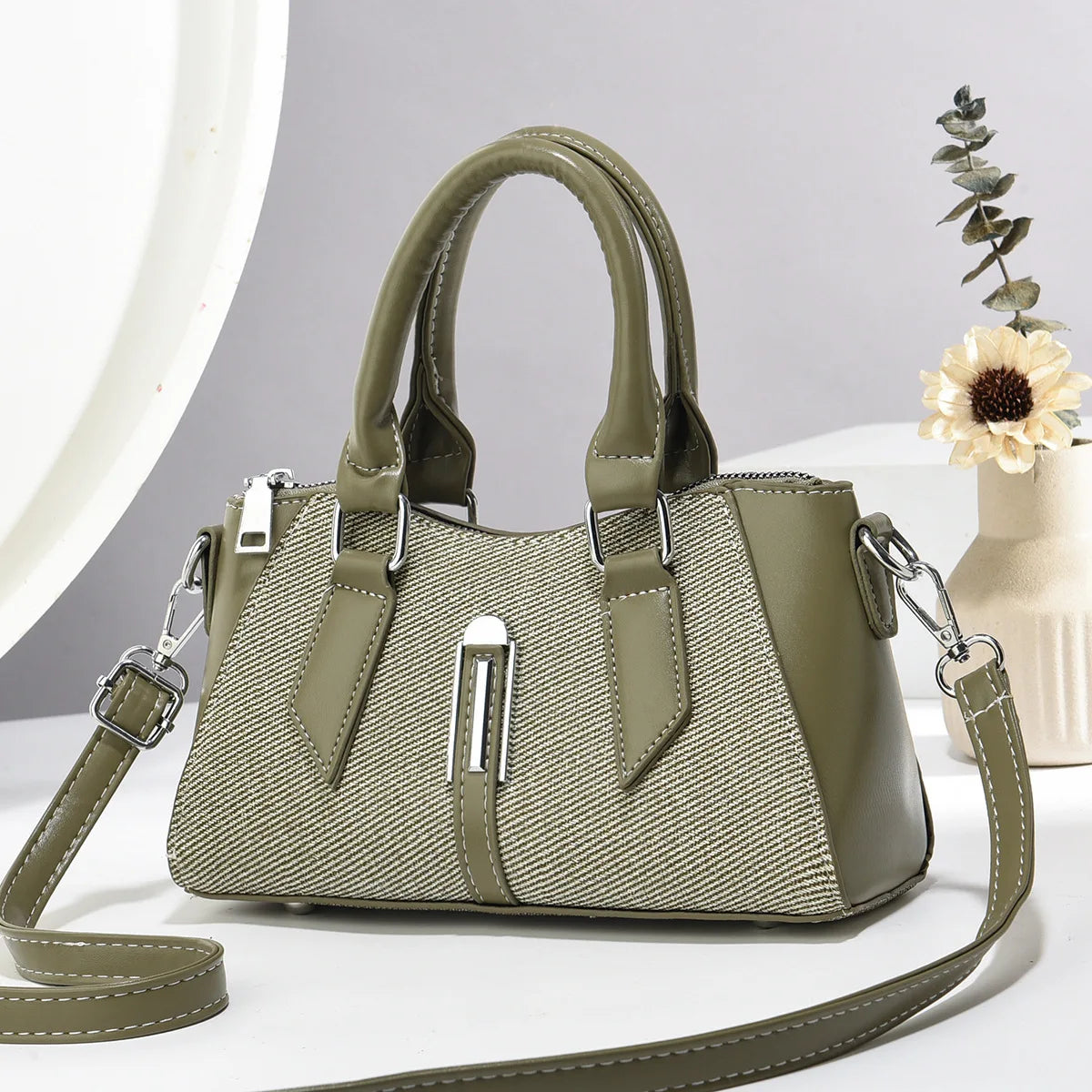 New Arrival Cross Bags for Women Zipper PU Crossbody Bag Tote Bag with Different Colors Crossbody Fashion Wholesale