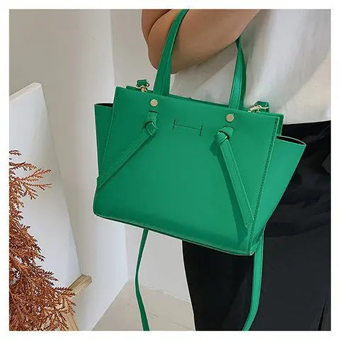 New Design PU Leather Women Handbags Casual Large-capacity Bolsa Ladies Bags Handbags  the Pure-color Women Hand Bags RY730231