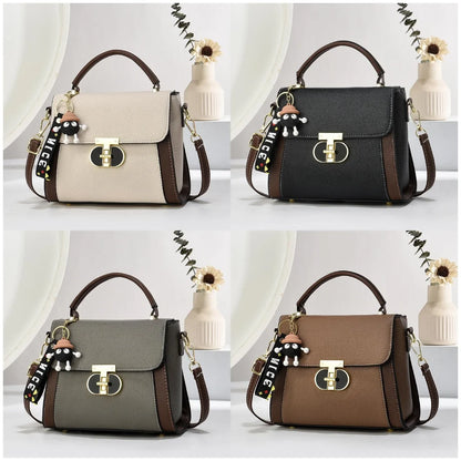 Retro Handheld Small Square Bags Minimalist and Cute Single Shoulder Crossbody Bags Daily Matching Fashion Bags for Women