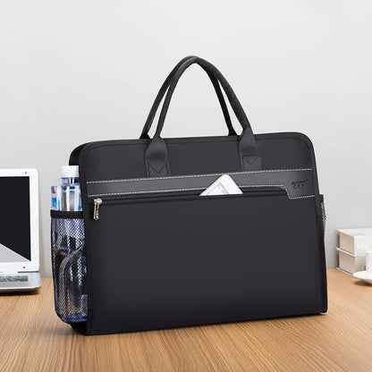 2025 Modern Style Travel Laptop Bag Durable Waterproof PU Leather Business Briefcase for Men Storage Files