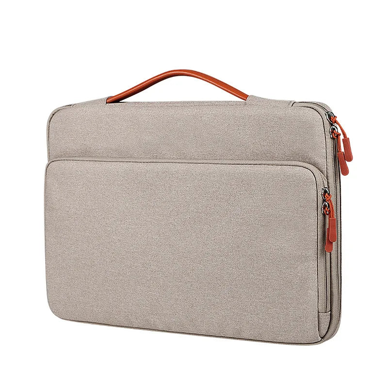 16 Inch Laptop Bag for Men Shockproof Waterproof Laptop Sleeve Durable Polyester Computer Bags with Anti-Shock Padding