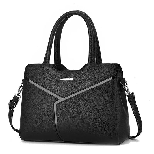 High-End Designer Women's Crossbody Bag Large Capacity Single Shoulder Zipper Fashionable PU Polyester Cross-Border Trend