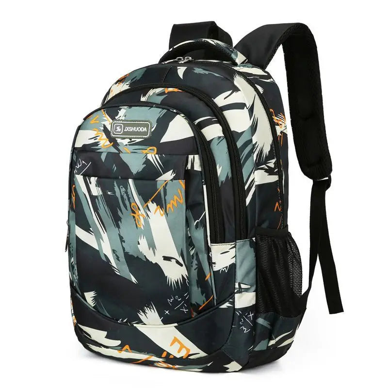 Wholesale Custom Printing Outdoor Travel Business Casual Backpack Sport Bag Large Capacity Student Backpack for Teenager
