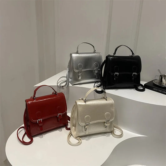 New High Quality and Fashionable Women's Bag 2025 New Simple Backpack College Style Versatile Single Shoulder Bag