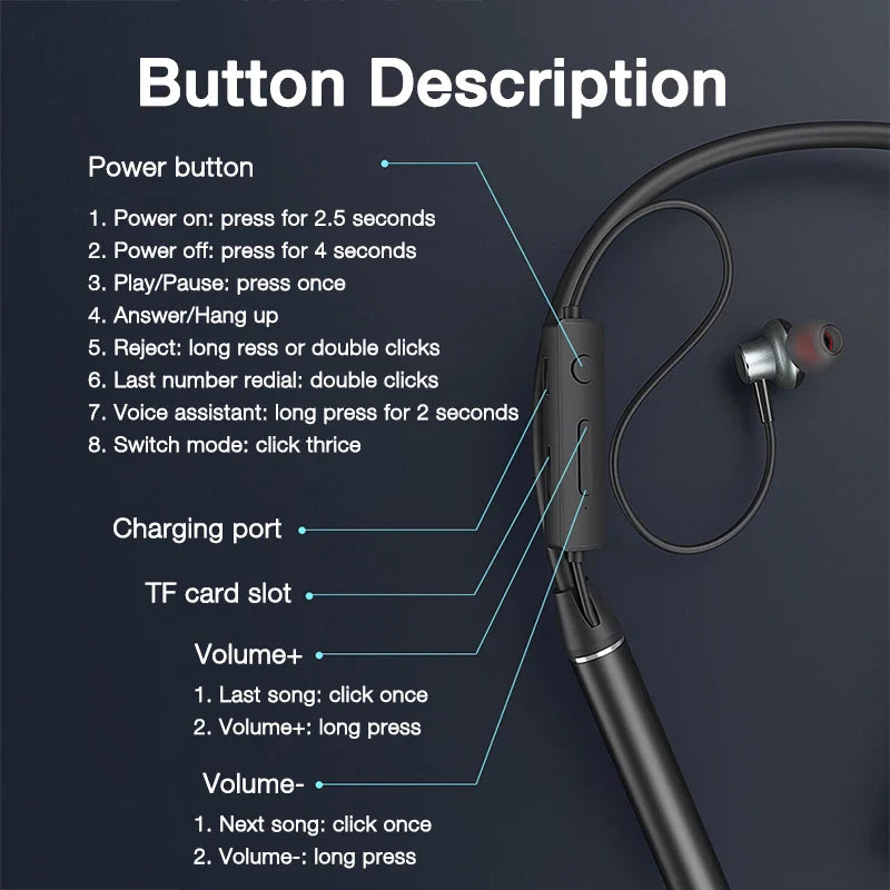 Wireless Headphones with Mic Bluetooth Headphone