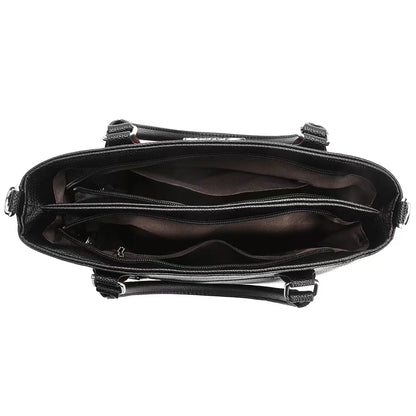 New Zipper Decoration Shoulder Crossbody Bag Luxury Large Capacity Handbag Trend Fashion Women's Bag Middle-Aged Mom Bag Daily