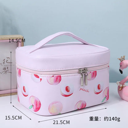 Waterproof Fruit Bag Portable Travel Large Capacity Handbags Designer Handbags Women Cosmetic Bags Cases Fruit Zipper Bag
