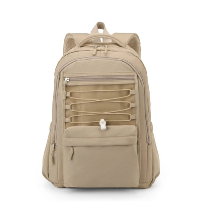 New Fashion Polyester Waterproof Casual Student Backpack Oxford Cloth Traveling Large Capacity Versatile Backpack Design