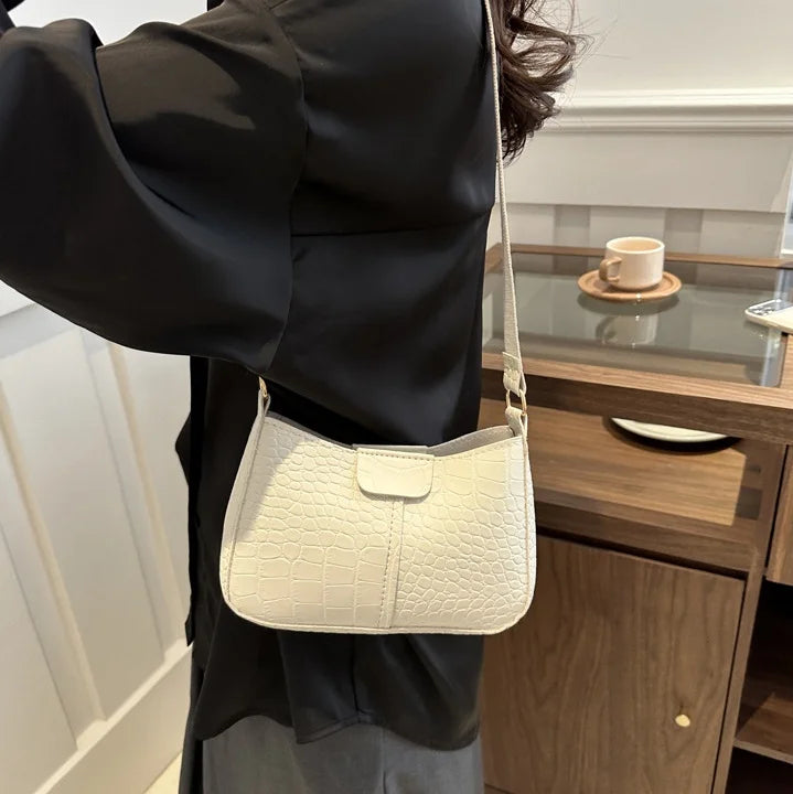 New Patchwork Women's Handbags Wholesale Fashion Simple Trend Shoulder Bag Handbag Chain Small Shoulder Bag Woman