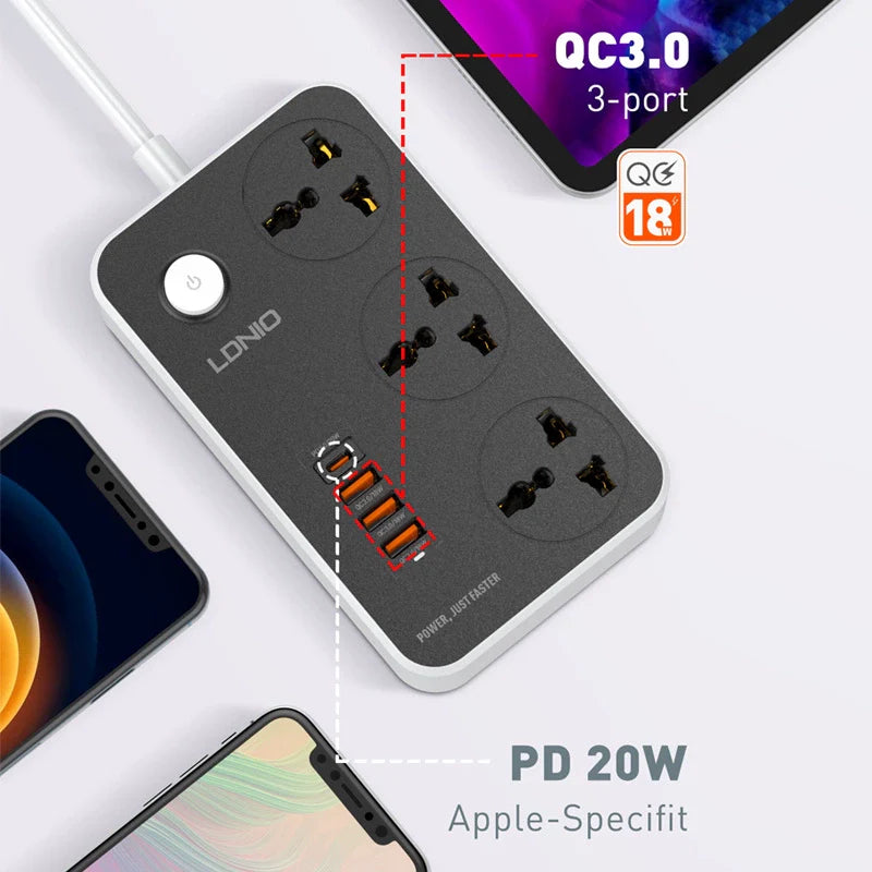 USB Multi-Function PD Fast Charging Socket Patch Board