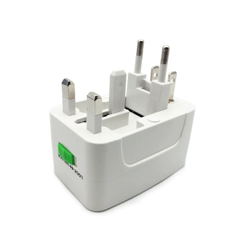 Universal Travel Adapter with Built in Dual USB Charger Ports